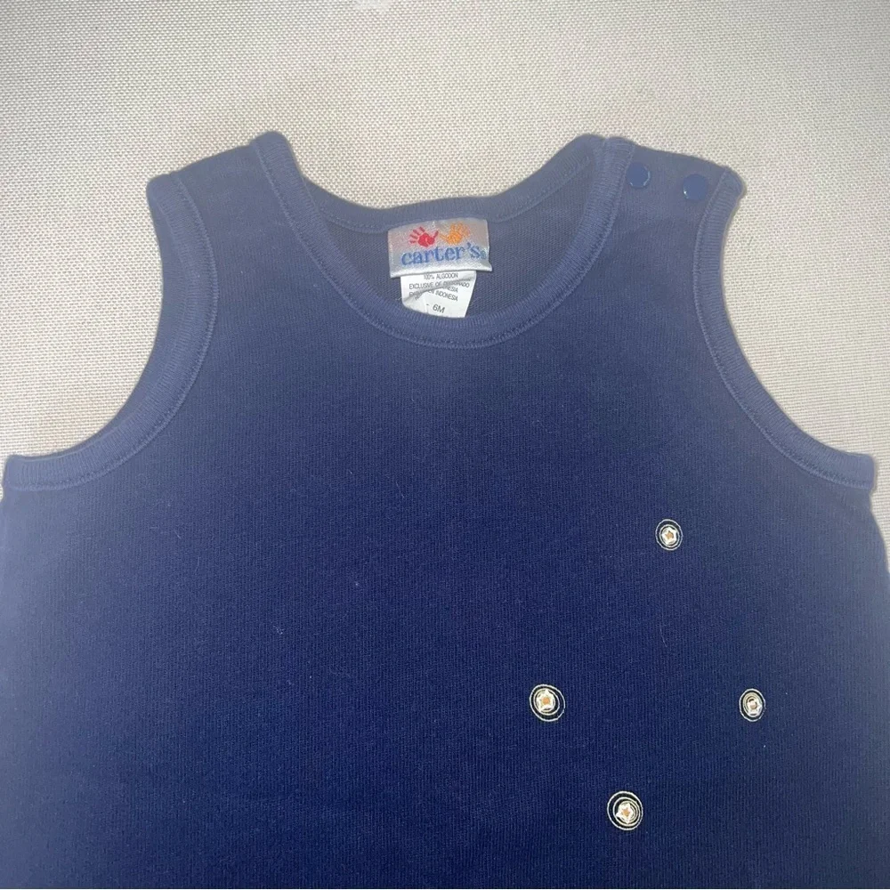 Vintage Carter's 2001 Emu Namae Japanese Artist Y2k Baby Romper 3-6 Months